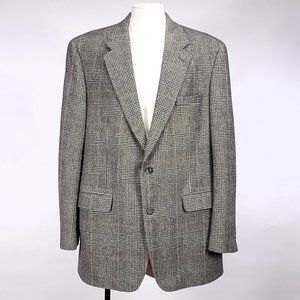 Lord‎ & Taylor Grant Thomas Camel Hair Glen Plaid Blazer